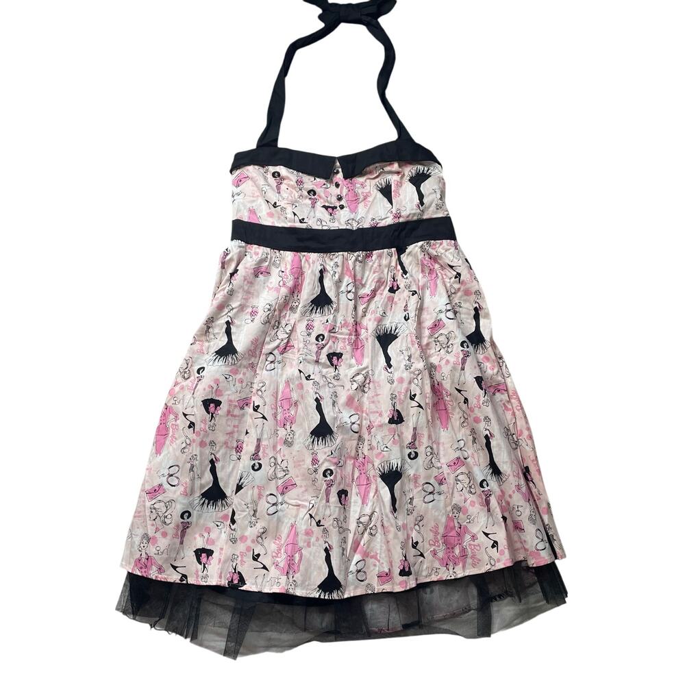NWT Torrid x Barbie Halter Dress Size 14 Women's Tulle Retro Barbiecore